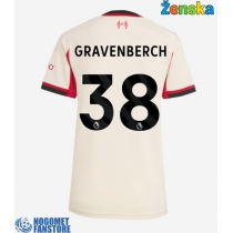 Liverpool Ryan Gravenberch #38 Gostujuci Dres za Ženska 2025-26 Kratak Rukav